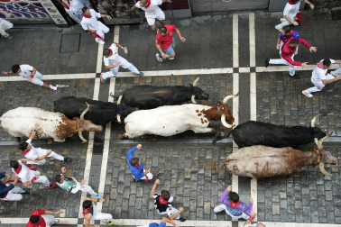 Primer encierro de San Fermín 2025.