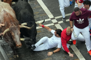 Primer encierro de San Fermín 2025.