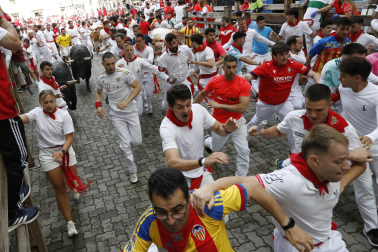 Primer encierro de San Fermín 2025.
