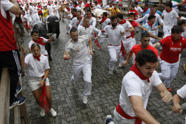 Primer encierro de San Fermín 2025.