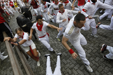 Primer encierro de San Fermín 2025.