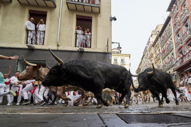 Primer encierro de San Fermín 2025.