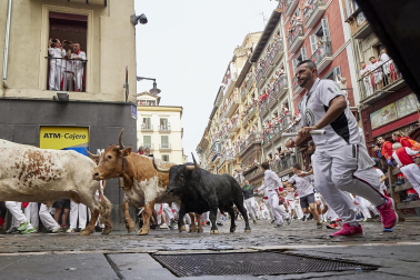 Primer encierro de San Fermín 2025.