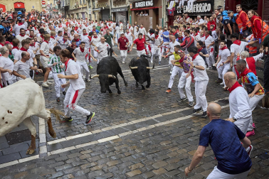 Primer encierro de San Fermín 2025.