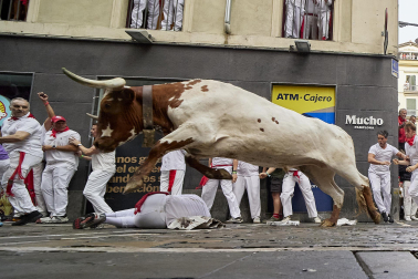 Primer encierro de San Fermín 2025.