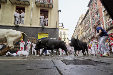 Primer encierro de San Fermín 2025.