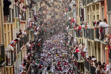 Primer encierro de San Fermín 2025.