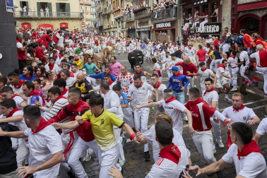 Primer encierro de San Fermín 2025.