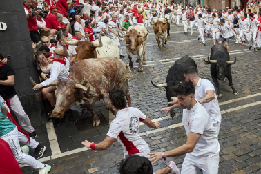 Primer encierro de San Fermín 2025.