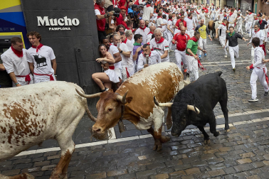 Primer encierro de San Fermín 2025.