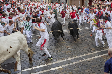 Primer encierro de San Fermín 2025.