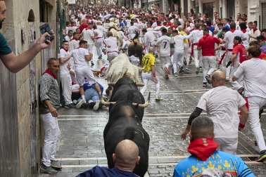 Primer encierro de San Fermín 2025.