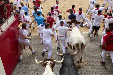 Primer encierro de San Fermín 2025.