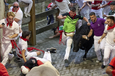 Primer encierro de San Fermín 2025.