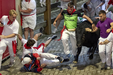 Primer encierro de San Fermín 2025.