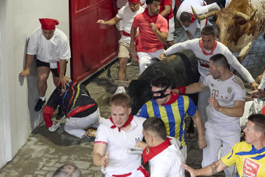 Primer encierro de San Fermín 2025.
