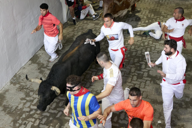 Primer encierro de San Fermín 2025.