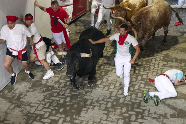 Primer encierro de San Fermín 2025.