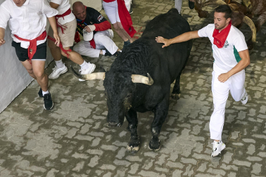 Primer encierro de San Fermín 2025.