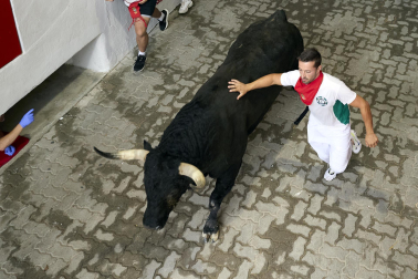 Primer encierro de San Fermín 2025.