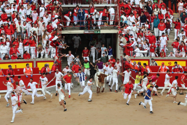 Primer encierro de San Fermín 2025.