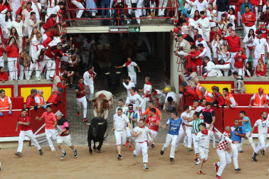 Primer encierro de San Fermín 2025.