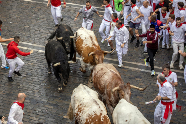 Primer encierro de San Fermín 2025.