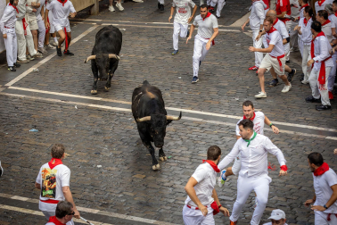 Primer encierro de San Fermín 2025.
