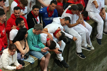 Primer encierro de San Fermín 2025.
