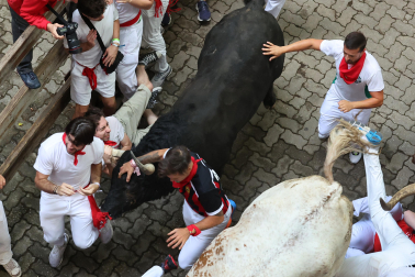 Primer encierro de San Fermín 2025.