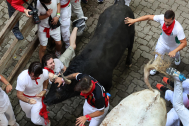 Primer encierro de San Fermín 2025.