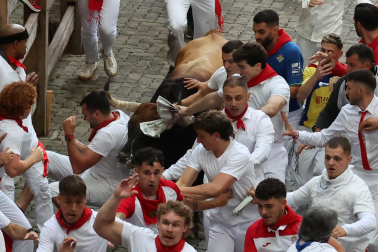 Primer encierro de San Fermín 2025.