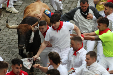Primer encierro de San Fermín 2025.
