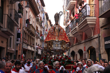 Foto de la procesión de San Fermín 2025./