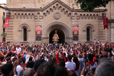 Foto de la procesión de San Fermín 2025./