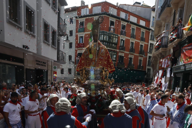 Foto de la procesión de San Fermín 2025./