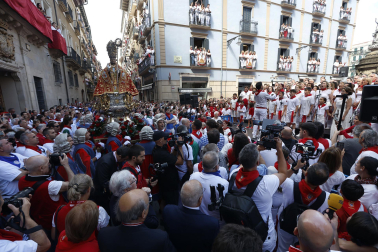 Foto de la procesión de San Fermín 2025./