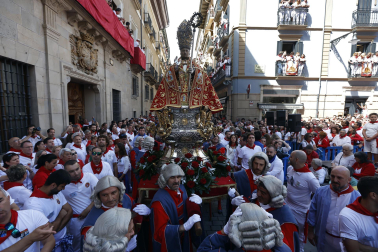 Foto de la procesión de San Fermín 2025./