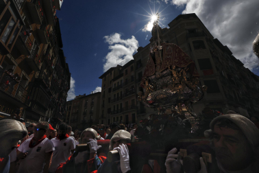Foto de la procesión de San Fermín 2025./