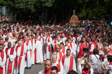 Foto de la procesión de San Fermín 2025./