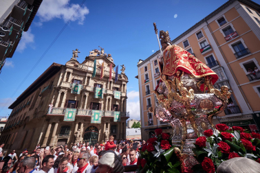 Foto de la procesión de San Fermín 2025./