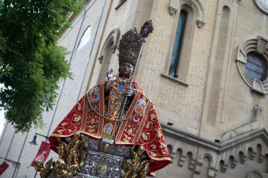 Foto de la procesión de San Fermín 2025./