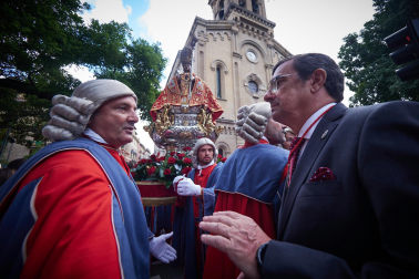 Foto de la procesión de San Fermín 2025./