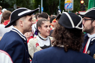 Foto de la procesión de San Fermín 2025./