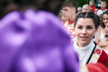 Foto de la procesión de San Fermín 2025./