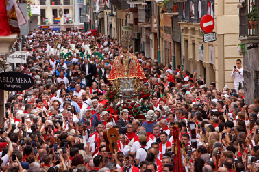 Foto de la procesión de San Fermín 2025./
