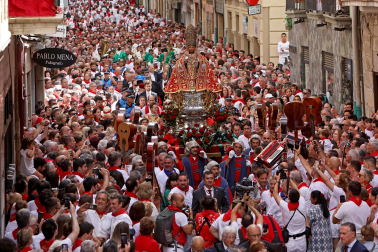 Foto de la procesión de San Fermín 2025./
