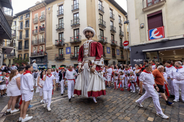Foto de la procesión de San Fermín 2025./