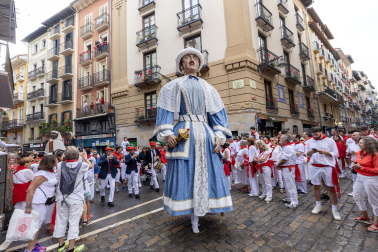 Foto de la procesión de San Fermín 2025./