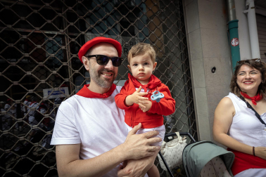 Foto de la procesión de San Fermín 2025./